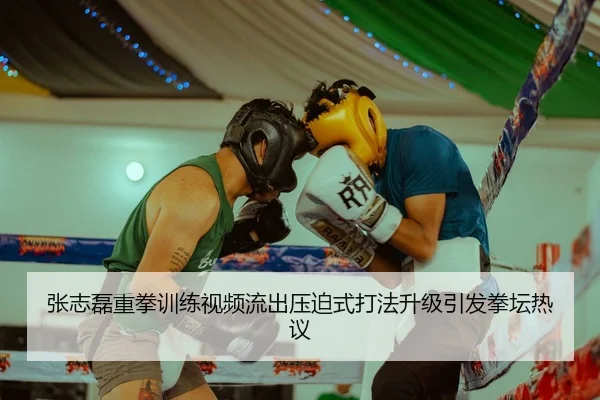 张志磊重拳训练视频流出压迫式打法升级引发拳坛热议